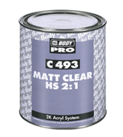  C493 MATT CLEAR HS 2:1